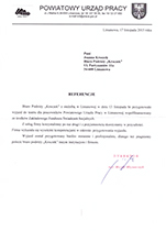 Biuro Podróży KROCZEK Limanowa - referencje GOPS Jodłownik